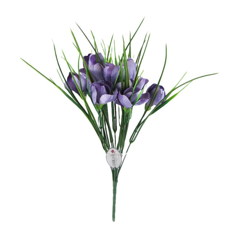 Krokusy bukiet 35cm <br>fioletowe